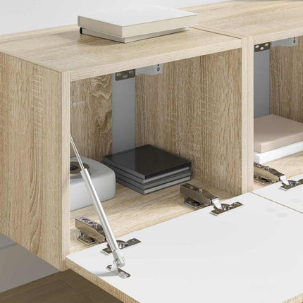 TV Vägghylla 2 pcs Sonoma 39 x 31 x 29,5 cm Konstruerat trä