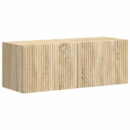 TV Vägghylla 2 pcs Sonoma 39 x 31 x 29,5 cm Konstruerat trä