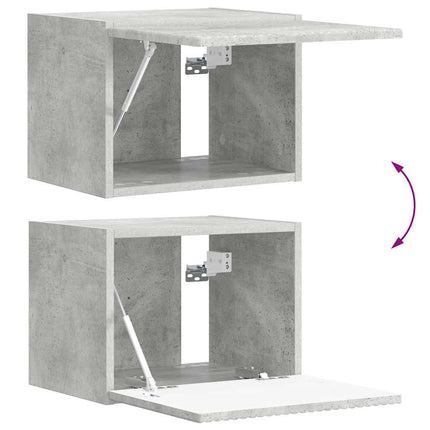 TV Vägghylla Betong 39 x 31 x 29,5 cm Konstruerat trä