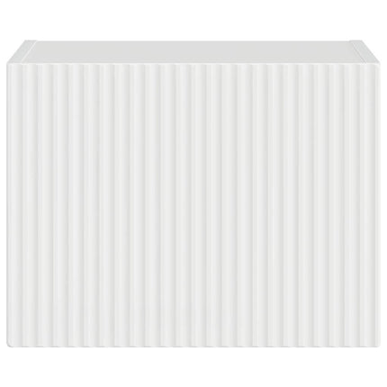 TV Vägghylla Glansig Vit 39 x 31 x 29,5 cm Konstruerat trä