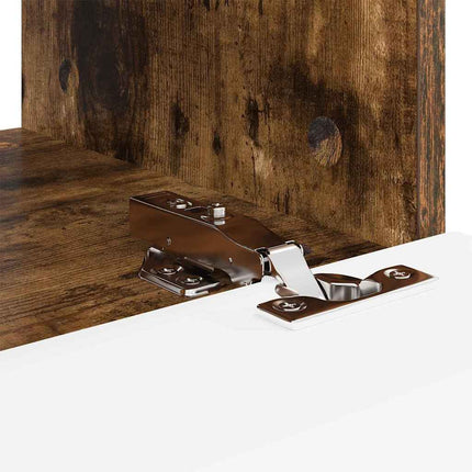 TV Vägghylla Rökt ek 39 x 31 x 29,5 cm Konstruerat trä