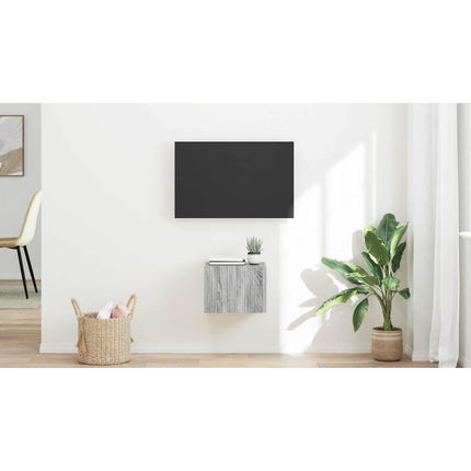 TV Vägghylla 39 x 31 x 29,5 cm Grå Sonoma Konstruerat trä