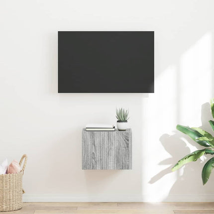 TV Vägghylla Grå Sonoma 39 x 31 x 29,5 cm Konstruerat trä