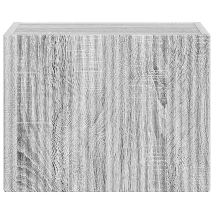 TV Vägghylla 39 x 31 x 29,5 cm Grå Sonoma Konstruerat trä