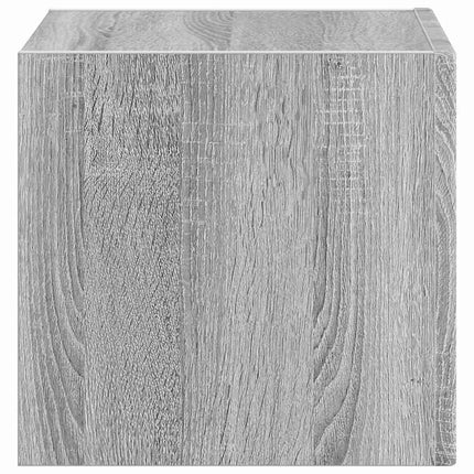 TV Vägghylla Grå Sonoma 39 x 31 x 29,5 cm Konstruerat trä