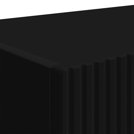 TV Vägghylla 2 pcs Svart 60 x 31 x 29,5 cm Konstruerat trä