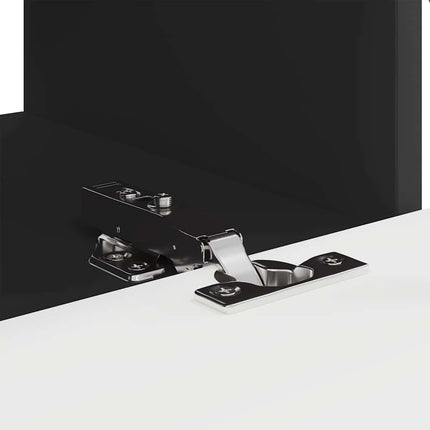 TV Vägghylla 2 pcs Svart 60 x 31 x 29,5 cm Konstruerat trä