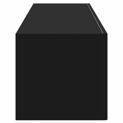 TV Vägghylla 2 pcs Svart 60 x 31 x 29,5 cm Konstruerat trä