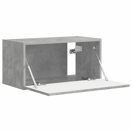 TV Vägghylla Betong 60 x 31 x 29,5 cm Konstruerat trä