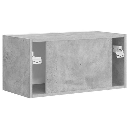 TV Vägghylla 60 x 31 x 29,5 cm Betong Konstruerat trä