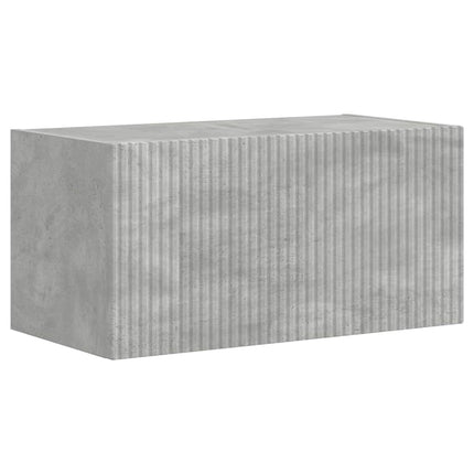 TV Vägghylla 2 pcs Betong 60 x 31 x 29,5 cm Konstruerat trä
