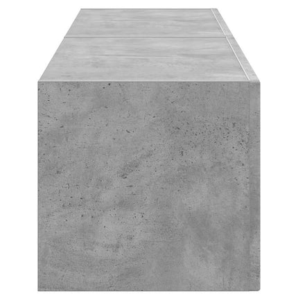 TV Vägghylla 2 pcs Betong 60 x 31 x 29,5 cm Konstruerat trä