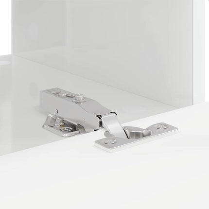 TV Vägghylla Glansig Vit 60 x 31 x 29,5 cm Konstruerat trä