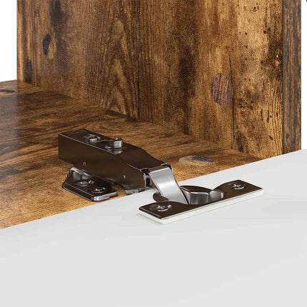 TV Vägghylla Rökt ek 60 x 31 x 29,5 cm Konstruerat trä