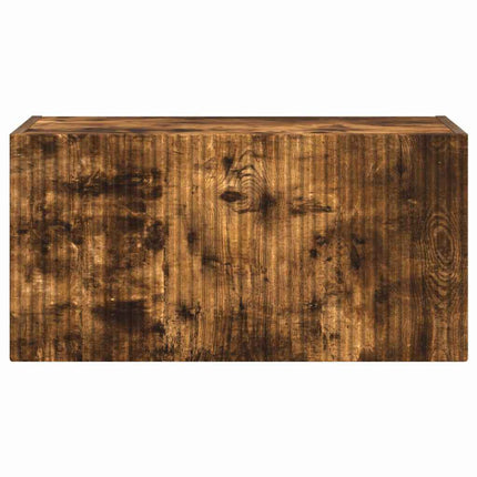 TV Vägghylla 60 x 31 x 29,5 cm Rökt ek Konstruerat trä