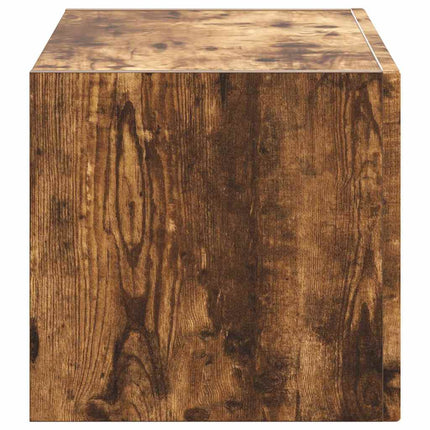 TV Vägghylla Rökt ek 60 x 31 x 29,5 cm Konstruerat trä