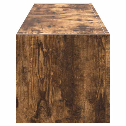 TV Vägghylla 2 pcs Rökt ek 60 x 31 x 29,5 cm Konstruerat trä