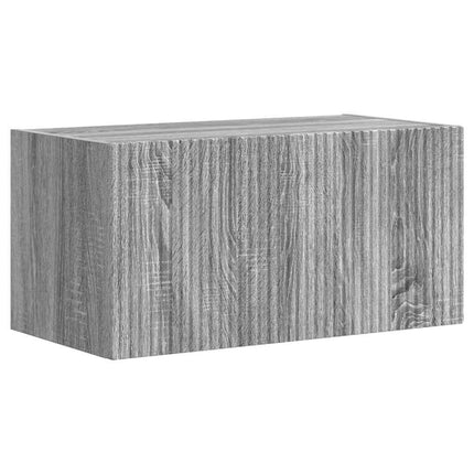 TV Vägghylla Grå Sonoma 60 x 31 x 29,5 cm Konstruerat trä