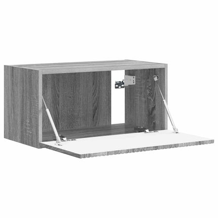 TV Vägghylla 60 x 31 x 29,5 cm Grå Sonoma Konstruerat trä