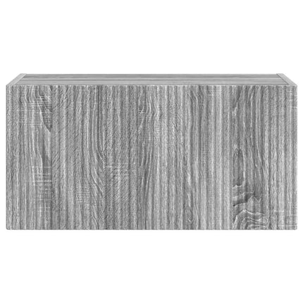 TV Vägghylla Grå Sonoma 60 x 31 x 29,5 cm Konstruerat trä
