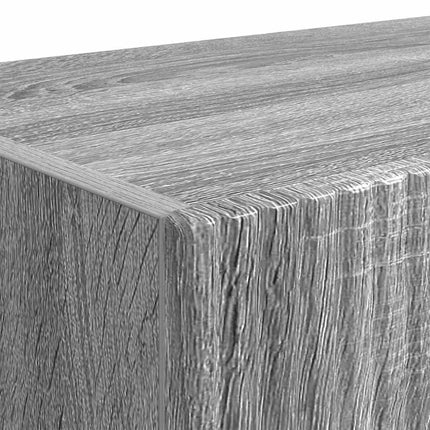 TV Vägghylla 2 pcs Grå Sonoma 60 x 31 x 29,5 cm Konstruerat trä