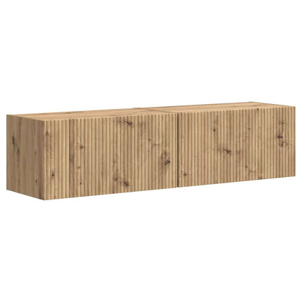 TV Vägghylla 2 pcs Artisan Ek 60 x 31 x 29,5 cm Konstruerat trä