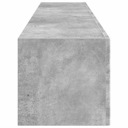TV Vägghylla 2 pcs Betong 78,5 x 31 x 29,5 cm Konstruerat trä