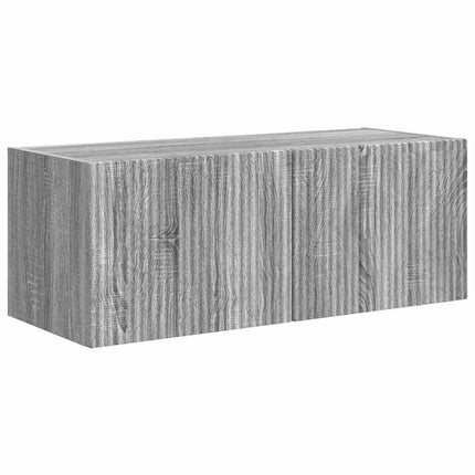 TV Vägghylla Grå Sonoma 78,5 x 31 x 29,5 cm Konstruerat trä