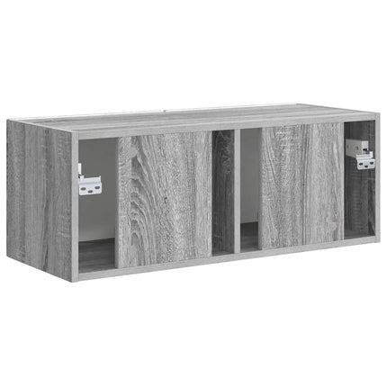 TV Vägghylla Grå Sonoma 78,5 x 31 x 29,5 cm Konstruerat trä