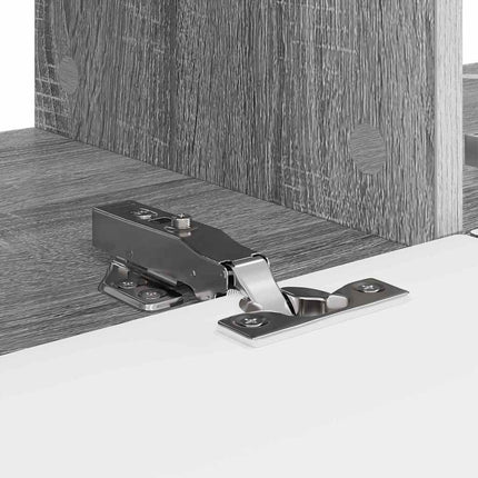 TV Vägghylla Väggmonterad 2 pcs Grå Sonoma 78,5 x 31 x 29,5 cm