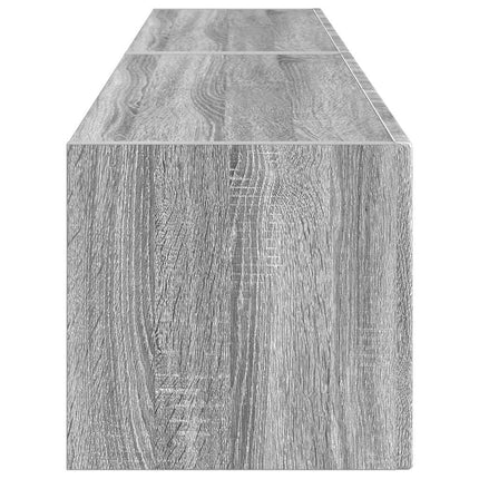 TV Vägghylla Väggmonterad 2 pcs Grå Sonoma 78,5 x 31 x 29,5 cm