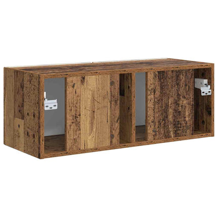 TV Vägghylla Gammalt trä 78,5 x 31 x 29,5 cm Konstruerat trä