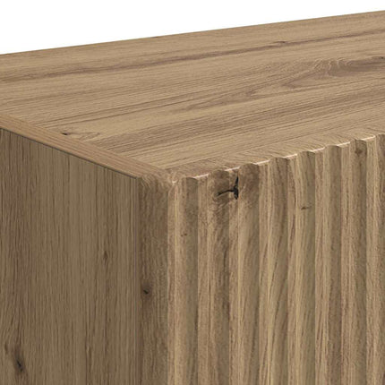 TV Vägghylla Väggmonterad 2 pcs Artisan Ek 78,5 x 31 x 29,5 cm