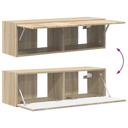 TV Vägghylla Sonoma 98 x 31 x 29,5 cm Konstruerat trä