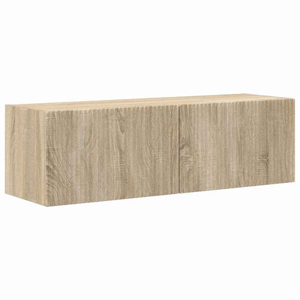 TV Vägghylla 2 pcs Sonoma 98 x 31 x 29,5 cm Konstruerat trä