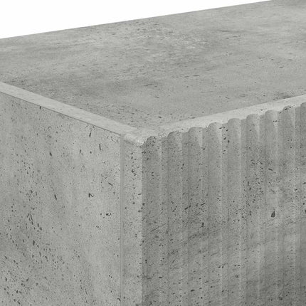 TV Vägghylla 2 pcs Betong 98 x 31 x 29,5 cm Konstruerat trä