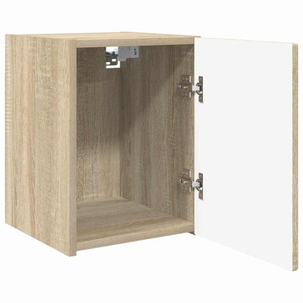 TV Vägghylla 2 pcs Sonoma 30 x 31 x 40 cm Konstruerat trä