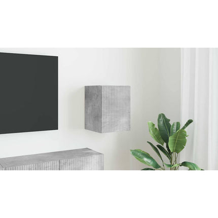 TV Vägghylla 30 x 31 x 40 cm Betong Konstruerat trä