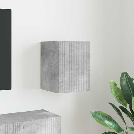 TV Vägghylla Betong 30 x 31 x 40 cm Konstruerat trä