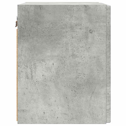 TV Vägghylla 2 pcs Betong 30 x 31 x 40 cm Konstruerat trä