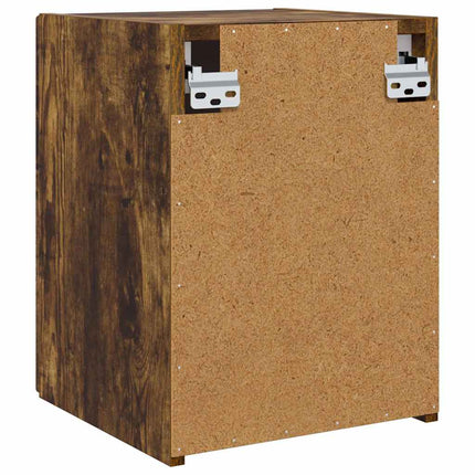 TV Vägghylla Rökt ek 30 x 31 x 40 cm Konstruerat trä