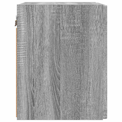 TV Vägghylla 2 pcs Grå Sonoma 30 x 31 x 40 cm Konstruerat trä