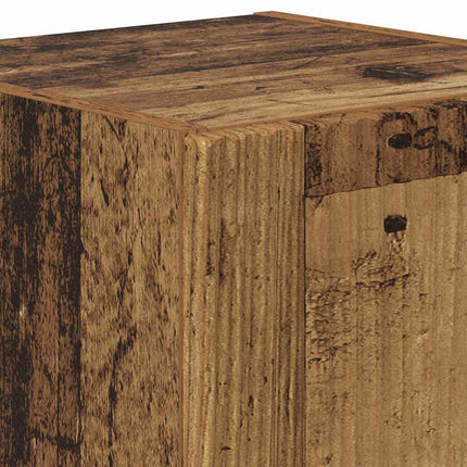TV Vägghylla 2 pcs Gammalt trä 30 x 31 x 40 cm Konstruerat trä