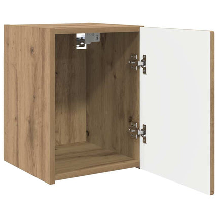 TV Vägghylla 2 pcs Artisan Ek 30 x 31 x 40 cm Konstruerat trä