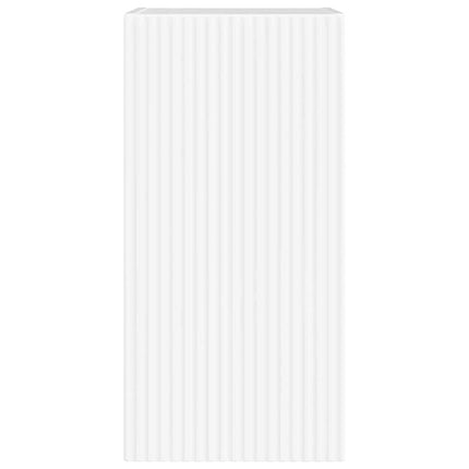 TV Vägghylla 2 pcs Glansig Vit 30 x 31 x 60 cm Konstruerat trä