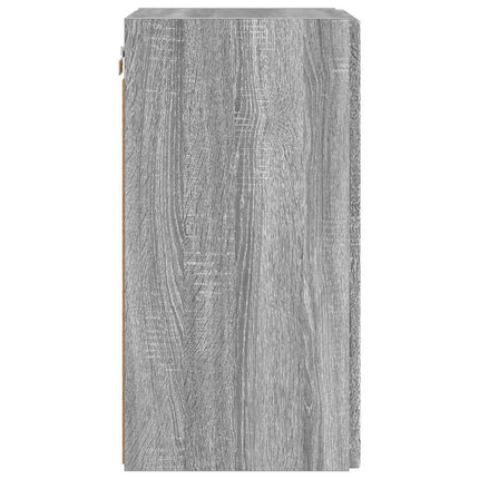 TV Vägghylla 2 pcs Grå Sonoma 30 x 31 x 60 cm Konstruerat trä