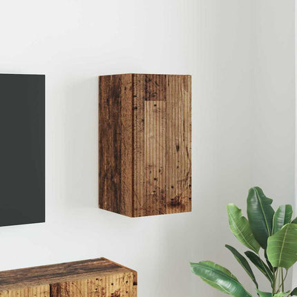TV Vägghylla Gammalt trä 30 x 31 x 60 cm Konstruerat trä