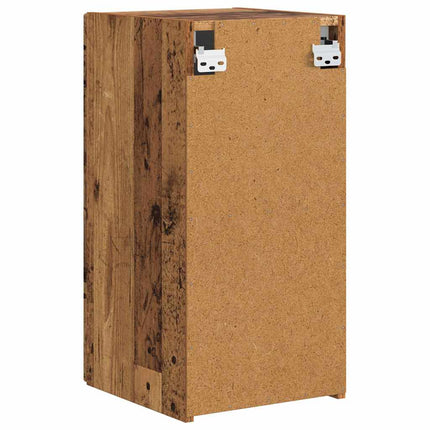 TV Vägghylla 30 x 31 x 60 cm Gammalt trä Konstruerat trä