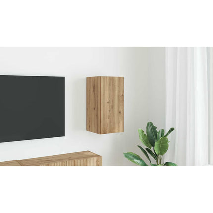 TV Vägghylla 30 x 31 x 60 cm Artisan Ek Konstruerat trä