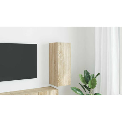 TV Vägghylla 30 x 31 x 80 cm Sonoma Konstruerat trä